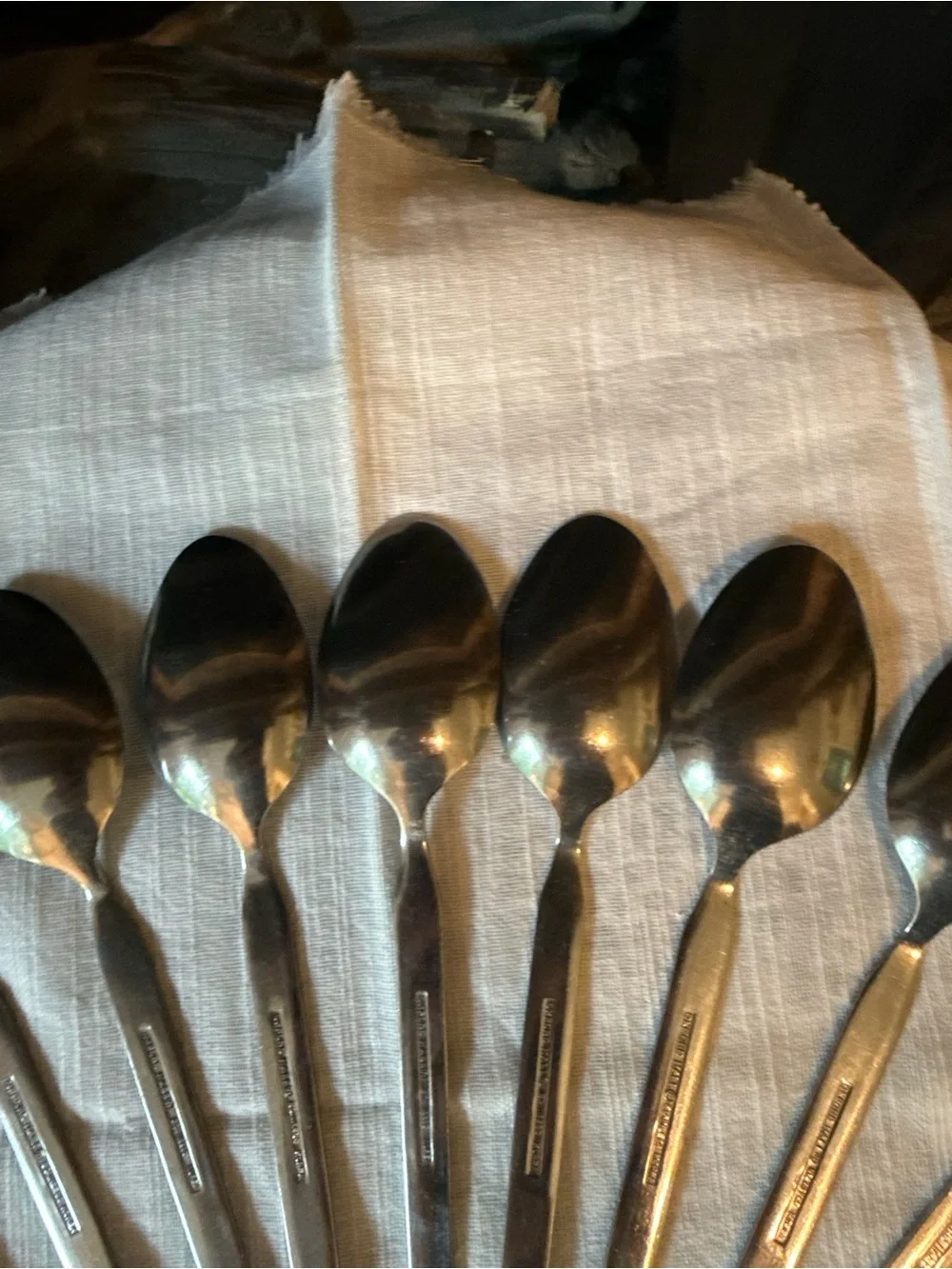 Vintage Oxford Hall Palo Alto Stainless-Steel Tablespoons Set of 10